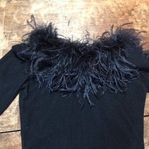 Angona Cashmere Feather Top Sweater